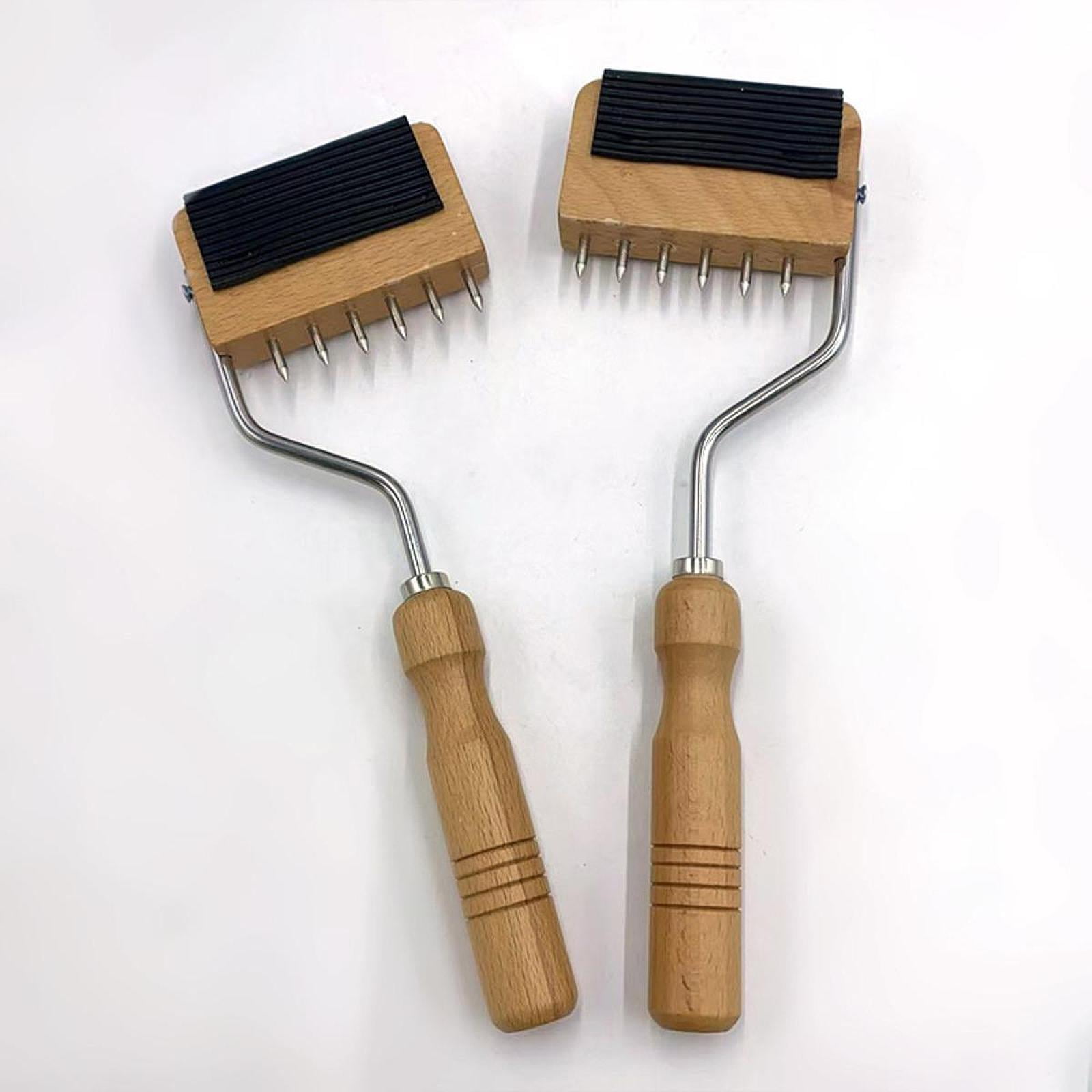 balikha Webbing Stretcher Stretching Tool Tight Framing Close to The Frame Wooden Handle Upholstery Tool for Canvas Ribbon Household