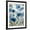Black Frame, variant on Art.com Abstracted Floral in Blue III Art Print by Silvia Vassileva, 12" x 16"