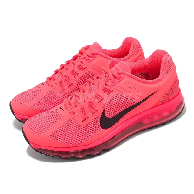 Nike Air Max 2013 Hot Punch Black Bright Crimson Men Casual Shoes HF3660-600