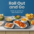 thumbnail image 3 of Chefman Roll n’ Go Food Warming Mat with Customizable Temperature Controls and Storage Bag - Grey, New, 3 of 7