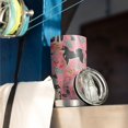 thumbnail image 3 of 20 Oz Shiba Inu Dog and Flower Floral Coffee Tumbler Double Wall Insulated Stainless Steel Water Bottle | Metal Reusable Thermoses Flask with Cup Cap | Leak & Sweat Proof with Anti-Dust Lid, 3 of 7