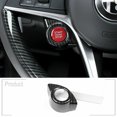 thumbnail image 1 of Suitable for Alfa Romeo Giulia Stelvio 2017 18 carbon fiber start stop engine button decoration-, 1 of 4