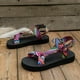 thumbnail image 2 of Zapatos planos de cuerda de cáñamo para mujer, sandalias de playa para exteriores, zapatillas informales que combinan con todo, sandalias de talla grande, verano 2023, 2 of 5