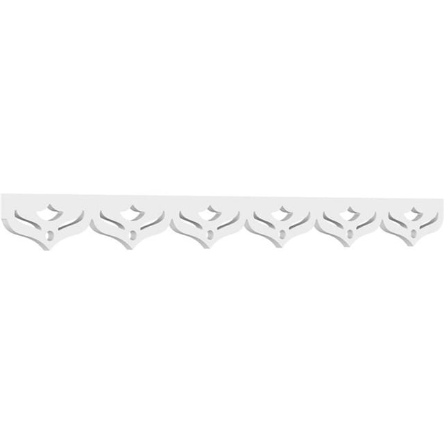 Ekena Millwork RUNP04X0625X48KEL 4 x 48 Po Pas 0,62 Po Kellogg Architecture Grade PVC Course Garniture