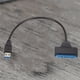 thumbnail image 3 of Cable SATA a USB para disco duro, transmisión USB 3.0, adaptador USB SATA Easy Drive Line para discos duros de 2,5" y 1,8" (negro), 3 of 6