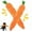 2Pcs, variant on Giant Carrot Dog Toy, 29.53 In Large Stuffed Carrot Design, Durable Plush Toy with Multi-Squeaks for Small Medium Large Dogs, Calming Games