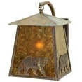 thumbnail image 2 of Meyda Tiffany 18603 14" Wide Stillwater Northwoods Lone Bear Curved Arm Wall Sconce -, 2 of 2