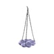 thumbnail image 2 of Comedero Para Pájaros De Plástico Comedero para pájaros colgante para exteriores con forma de trébol de cuatro hojas morado, con dos cuencos para agua y comida (1 unidad) JASKFLY, 2 of 8