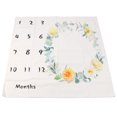 thumbnail image 1 of Baby Milestone Blanket, Vibrant Colors Baby Milestone Photo Prop 39.4in Wide Easy To Use  for Home, 1 of 7