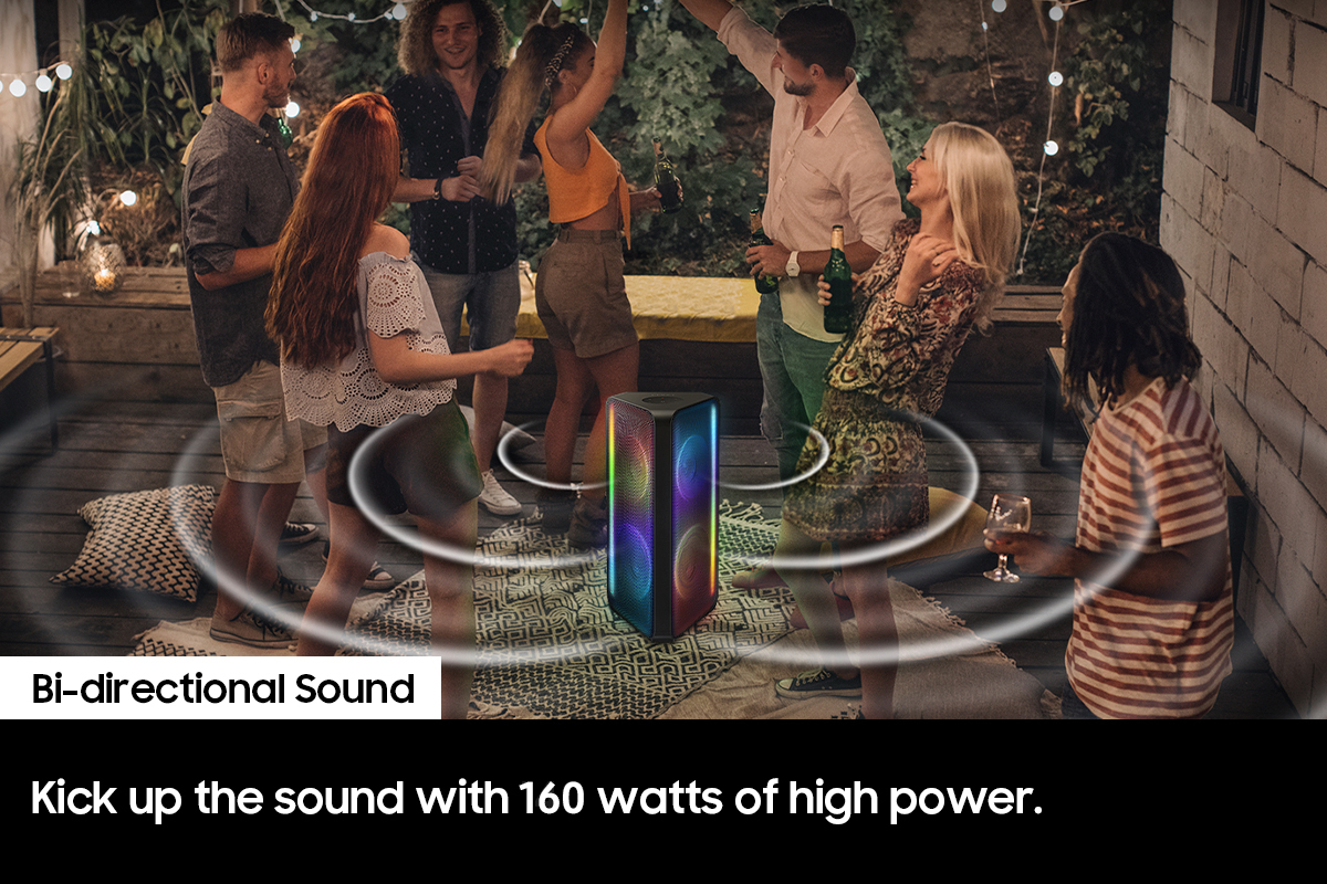 SAMSUNG ST40B Sound Tower High Power Audio 160W - MX-ST4CB/ZA - image 4 of 9