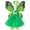 Green, variant on 5-Piece Butterfly Porch Goose Outfit, 23 Inch Soft Lightweight Fabric Goose Clothes, Colorful Reusable Weather-Resistant for Outdoor Garden Porch Patio Goose Statue Decor, Yellow