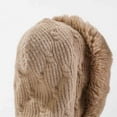 thumbnail image 5 of Steadline Upgraded Thickened Knit Balaclava with Fur Trim,3-in-1 Winter Hat with Scarf and Mask,Windproof Fleece Lined Headwear for Extreme Cold Weather, 5 of 9