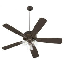 Quorum Lighting - Ovation - 5 Blade Ceiling Fan with Light Kit In Transitional