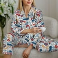 thumbnail image 6 of Naloa London Symbols1 Pajamas for Women Set, Womens Pajama Sets, Lounge Sets for Women, 2pjs for Women-Medium, 6 of 7