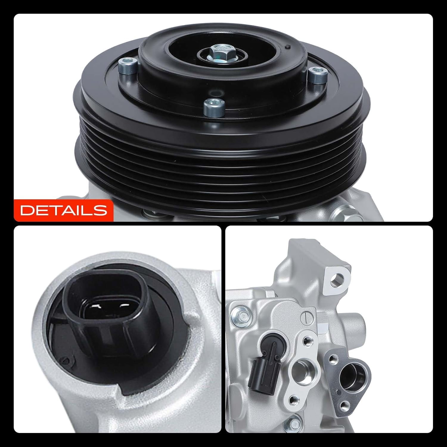 A-Premium AC Compressor with Clutch Compatible with Toyota Corolla 2011-2013 Matrix 2013 L4 1.8L