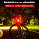 thumbnail image 5 of Wosthever Luz LED para bicicleta con batería, 3 modos de iluminación, luces impermeables para bicicletas, accesorios para ciclismo, lámpara Ciclismo Luz roja, 5 of 6