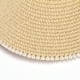 thumbnail image 5 of Sombrero plegable con visera de paja para mujer - Protector solar de ala ancha - UPF 50 - Playa/vacaciones - Talla única, 5 of 5