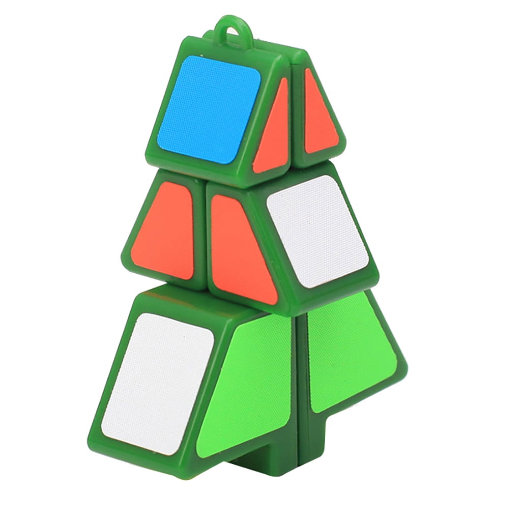 Magic Cube 1X2X3 Christmas Tree Cube Puzzle Ultra-Smooth Magic Puzzle Xmas Gifts