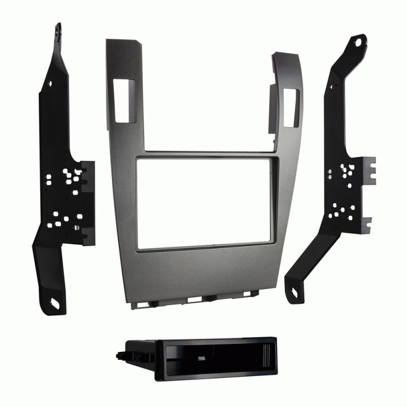 Metra® 99-8214TG - Double DIN Gray Stereo Dash Kit with Optional
