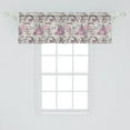 thumbnail image 2 of Ambesonne Tea Party Window Valance, Romantic Roses Birds, 54" X 18", Pale Pink Dust, 2 of 3