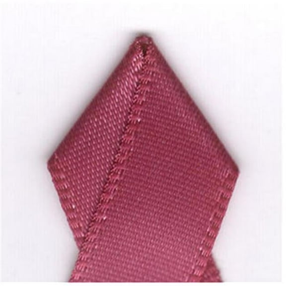 Papilion R074300160169100Y .63 in. Single-Face Satin Ribbon 100 Yards - Rosewood
