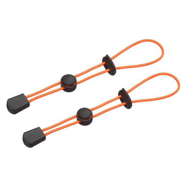 Soporte para bastón de escalada Uxcell, cuerdas elásticas ajustables de 8 pulgadas y 2 piezas, color naranja - Ideal para (senderismo al aire libre/escalada/trekking/pesca)