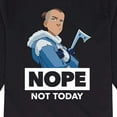 thumbnail image 3 of Avatar - The Last Airbender - Sokka Nope - Youth Long Sleeve Graphic T-Shirt, 3 of 5