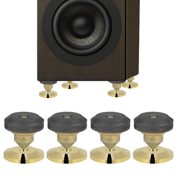Altavoz Espigoso, Altavoces De Altavoces De Oro De Sonido Natural De Sonido Natural De 25 Mm Altura De Altura De Cobre Para Altavoces Hifi Para Marco De Altavoces