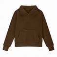 thumbnail image 4 of Godom Girls Half Zip Sweatshirt Fleece Pullover Sweatshirts Fall Winter Clothes for Teen Girls Thumb Hole, 4 of 5