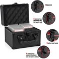 thumbnail image 2 of Graded Card Case - Aluminum Alloy Storage Box Compatible with 40 Slabs, Sports Trading Fits PSA, CSG, BGS, 2 of 5