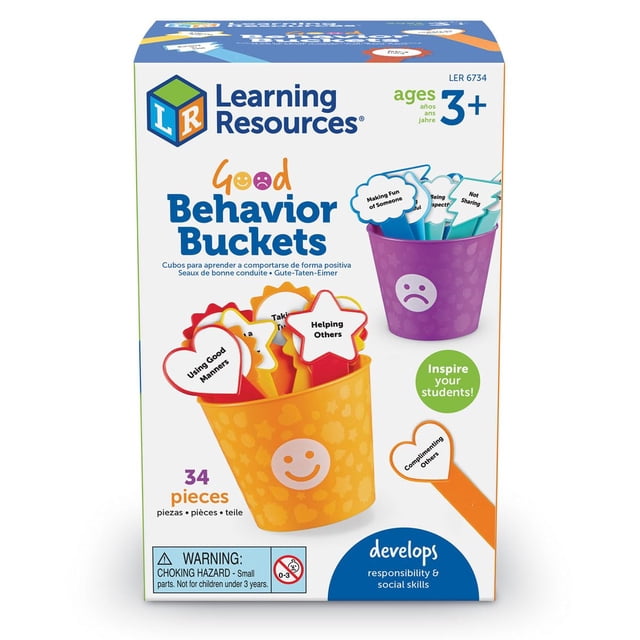 Cubos de buen comportamiento de Toy Learning Resources para niños mayores de 3 años