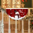 thumbnail image 2 of Banderas navideñas, bandera de medio , pancarta para interiores y exteriores, jardín de Navidad, decoración navideña Macarena bandera del empavesado, 2 of 5