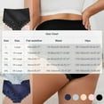 thumbnail image 3 of Byworldtasic Plus Size Women's Seamless Lace Underwear Soft Stretch Briefs No-Show Hipster Panties, 3 of 4
