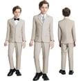 thumbnail image 7 of Lycody Boy's Formal Suit Set 6 piece Slim Fit Kids Tuxedo Suits for Wedding Teen Toddler Boy Dress Suit Outfit, 7 of 7