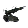 thumbnail image 4 of Modelo de vehículo misilístico a escala 1:25 Baoblaze tanque de juguete, 4 of 7