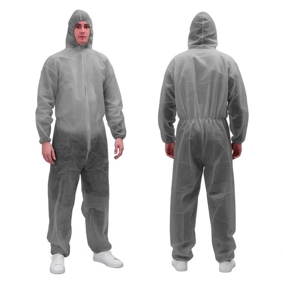 RAYGARD Disposable Coverall with Hood Suit for Spray Painting Industrial