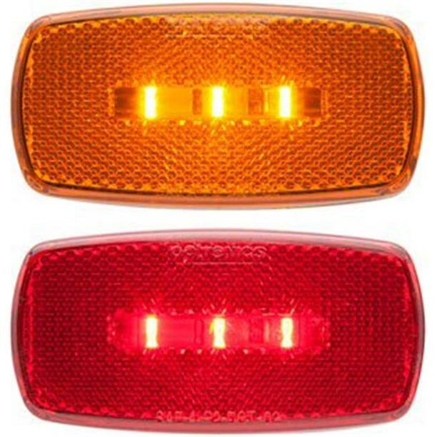 Optronics O24MCL32ABP Oval Surface Mount LED Marker & Clearance Lights