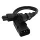 thumbnail image 3 of 1 Uds. IEC320 C14 a IEC320 C13 + C5 Y Splitter Server Kit convertidor de potencia Splitter C14 ángulo a C13 para, 3 of 6