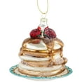 thumbnail image 3 of Northlight 3.75" Pancakes and Syrup Glass Christmas Ornament, 3 of 5