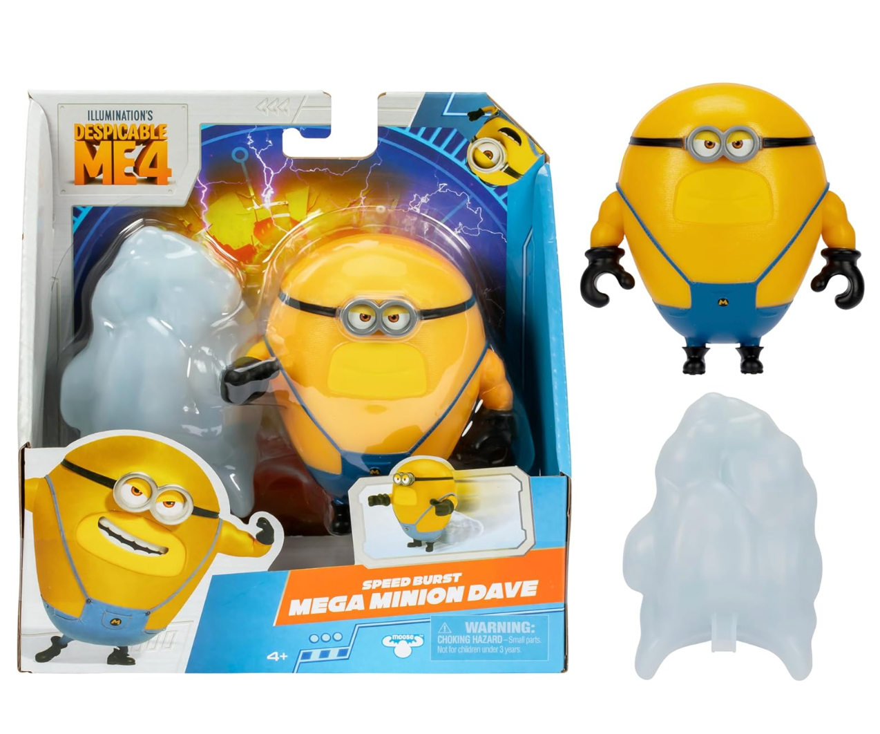 Minions Despicable Me 4 Toys, 5.1 Inch Mega Minions Gus Minions Despicable Me 4 Toys, 5.1 Inch Mega Minions Gus