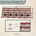 thumbnail image 3 of Park Designs Red Stars And Stripes Patch Lined Valance 14''L, 3 of 6