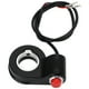 thumbnail image 4 of Bocina de 22 mm/087 pulgadas interruptor de botón para manillar de motocicleta botón de Control de interruptor de bocina para moto de cross y Scooter ANGGREK Otros, 4 of 8