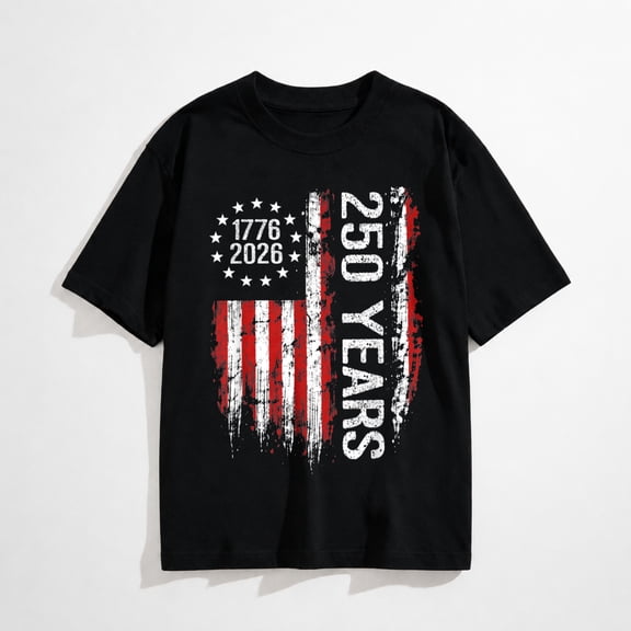 250 Anniversary USA 250th American Flag Patriotic 250 Years Mens T-Shirt