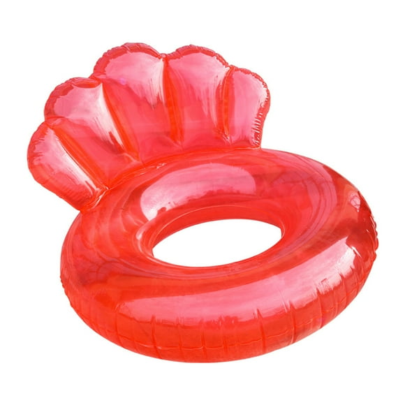 Visland Pool Swimming Ring for Adults Shell Shaped Pool Float Raft Inflatable Swim Float Tube Ring for Summer Beach Party Water Fun