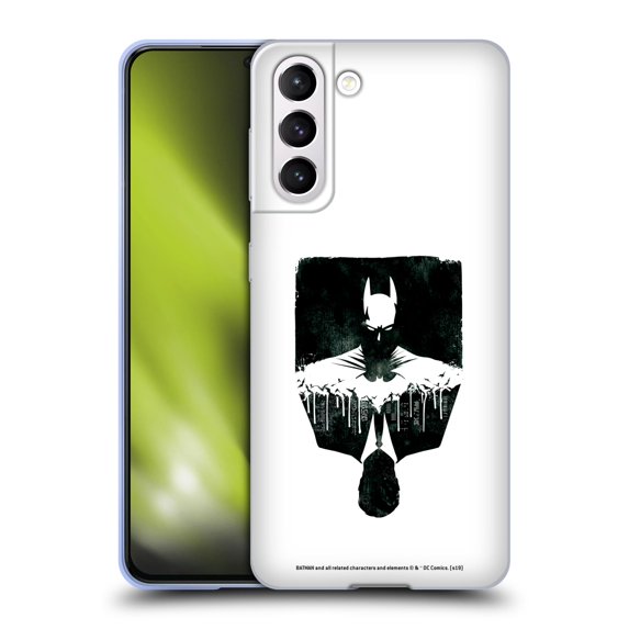 Head Case Designs Officially Licensed Batman DC Comics Duality Alter Ego Cityscape Soft Gel Case Compatible with Samsung Galaxy S21 5G