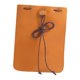 thumbnail image 2 of Bolsa con cordón de piel sintética de 18 x 14 cm, hecha a mano, organizador de monedas para auriculares y llaves., 2 of 8