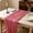 Red, variant on Coffee Table Runner,Table Runner For Party,Voile Table Runner,Cheesecloth Table Runners,Boho Rustic Gauze Table Decor, Semi-Sheer Fabric Runner for Wedding, Baby Shower(Pink 6*3FT)