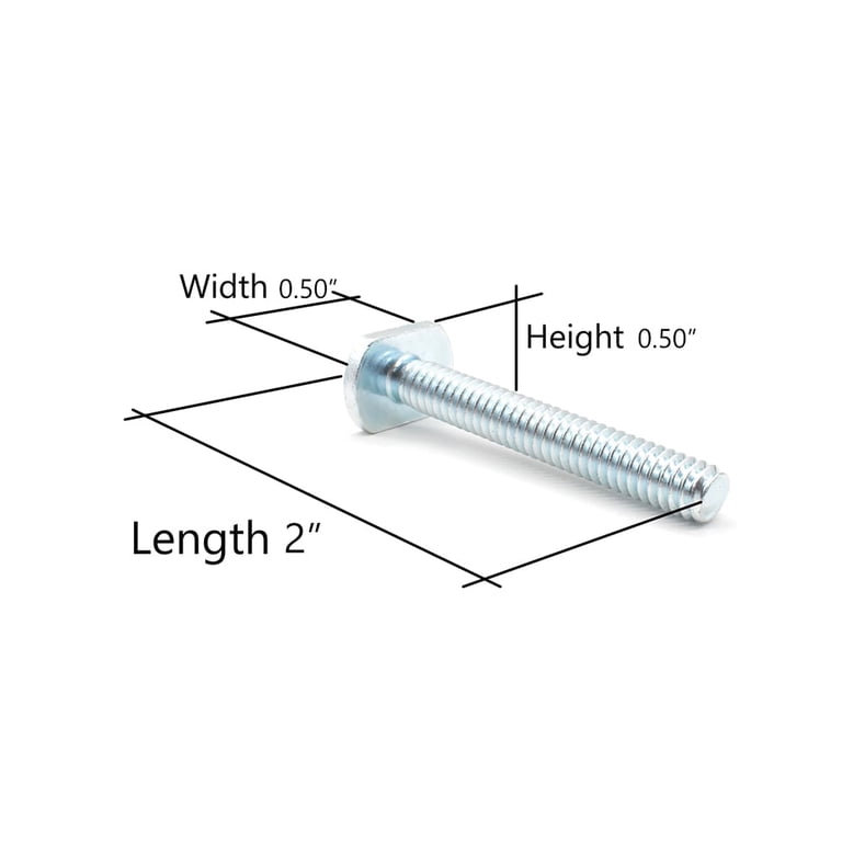 Stainless Steel J-Bolt, 5/16 in x 2-1/2 in
