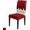 Darkred, variant on Stretch Dining Chair Covers Set of 6, Merry Christmas Tree Abstract Winter Snowflakes Red Vintage Removable Dining Chair Protector Slipcovers for Kitchen Party Restaurant