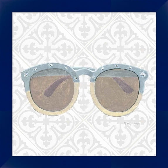 Great Art Now Must Have Fashion I Gray White by Emily Adams, Framed Wall Art, 14W x 14H